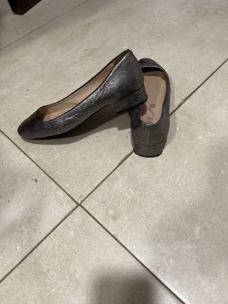 Bailarinas Unisa Plata Talla 37