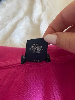 Polo Ralph Lauren Rosa Talla M