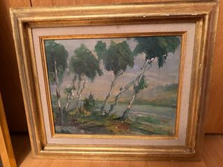 Obra original paisaje, autor desconocido