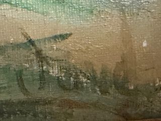 Obra original paisaje, autor desconocido