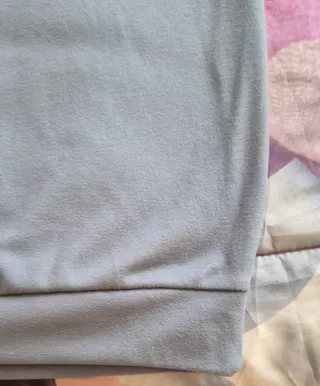 Felpa donna con frange blu