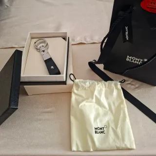 Portachiavi Montblanc Pelle Nera