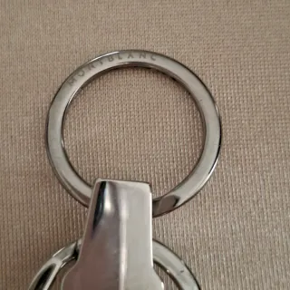 Portachiavi Montblanc Pelle Nera