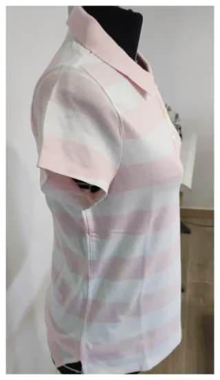 Camiseta Tommy Hilfiger Rayas Rosa Talla M