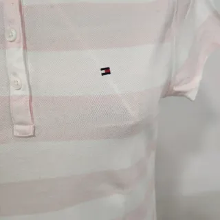 Camiseta Tommy Hilfiger Rayas Rosa Talla M