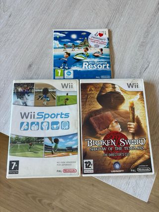 Nintendo Wii Pack con Juegos y Mandos