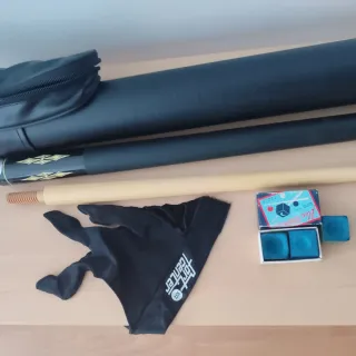 Taco y flecha de billar