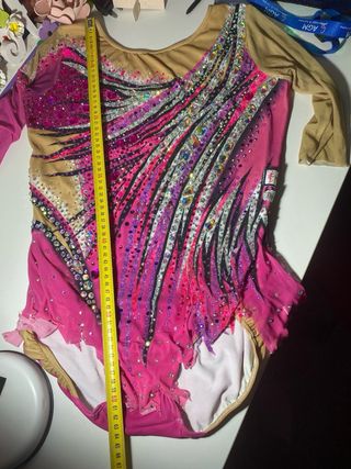 Body ginnastica ritmica con strass