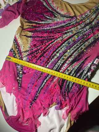 Body ginnastica ritmica con strass