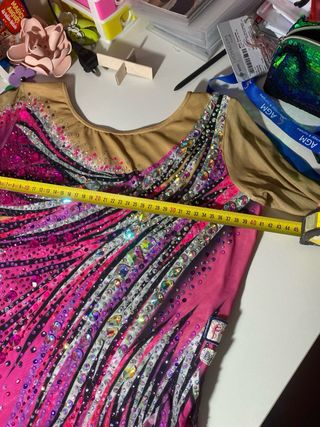 Body ginnastica ritmica con strass