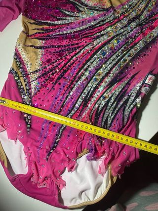 Body ginnastica ritmica con strass