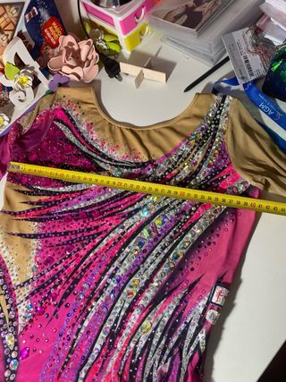 Body ginnastica ritmica con strass