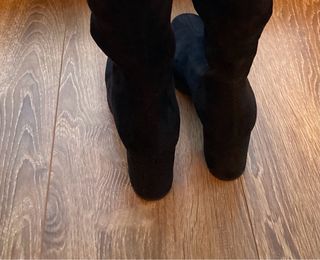 Botas altas de plataforma negras