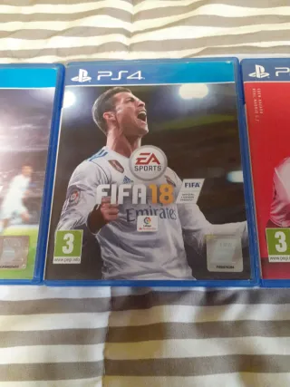 Lote 5 Juegos FIFA PS4: 16, 18, 20, 22, 23
