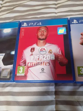 Lote 5 Juegos FIFA PS4: 16, 18, 20, 22, 23