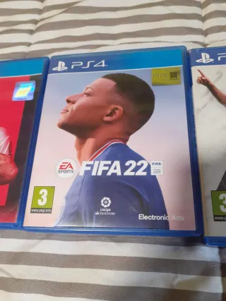 Lote 5 Juegos FIFA PS4: 16, 18, 20, 22, 23