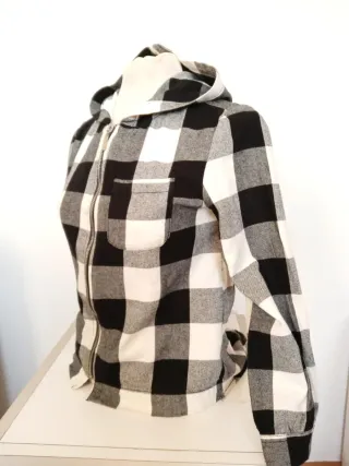 Camicia OVS Bambina Flanella Zip Cappuccio