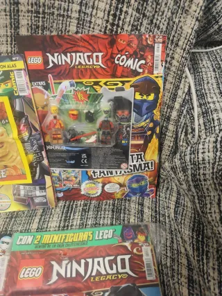 5 Revistas LEGO Ninjago Comic y Legacy