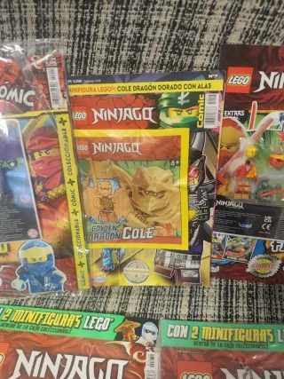 5 Revistas LEGO Ninjago Comic y Legacy
