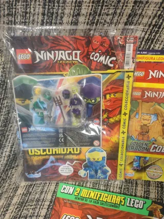 5 Revistas LEGO Ninjago Comic y Legacy