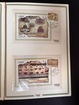 Cartellina Filatelia Giubileo 2000 Poste Italiane