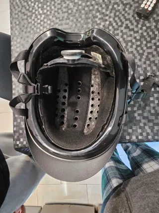 Casco de equitación negro