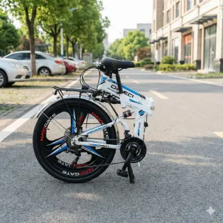 Bicicleta eléctrica OMECI, plegable, 400w, 10Ah