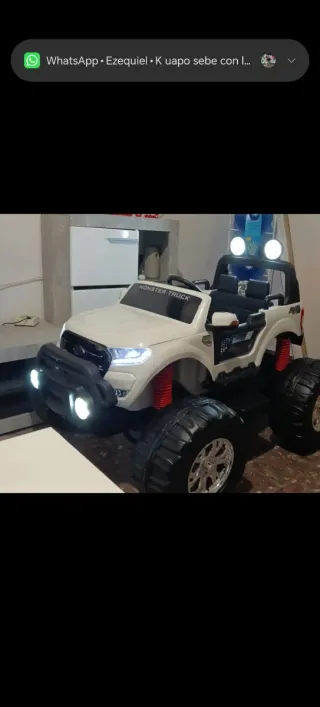 Coche eléctrico infantil monster truck