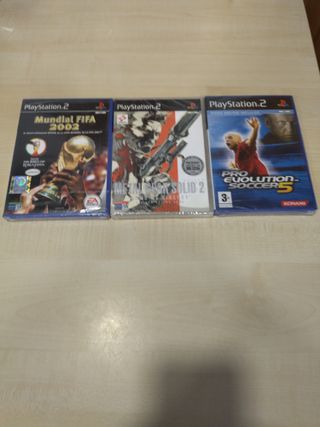 Pack 3 Juegos PS2 Precintados