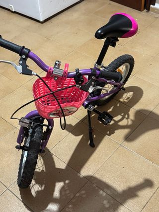 Bicicleta infantil 16 morada