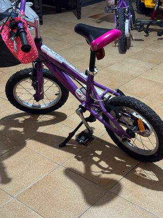 Bicicleta infantil 16 morada