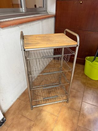 Carro frutero de pie exterior