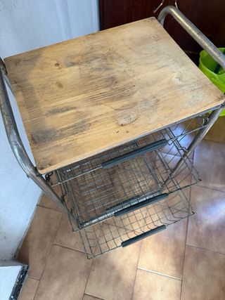 Carro frutero de pie exterior