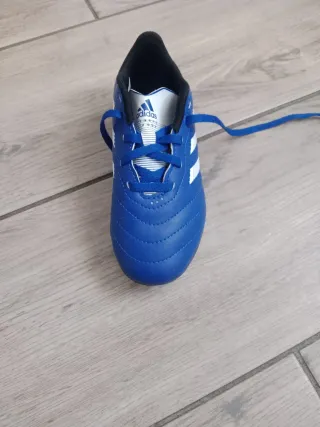 Botas de fútbol Adidas niño blancas