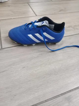 Botas de fútbol Adidas niño blancas