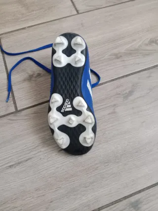 Botas de fútbol Adidas niño blancas