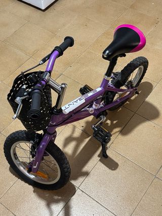 Bicicleta infantil 16 morada
