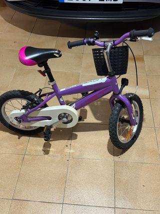 Bicicleta infantil 16 morada