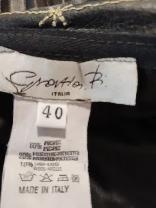 Gonna marrone plissettata taglia 40