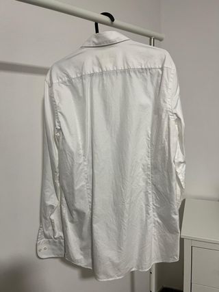 Camisa de vestir Massimo Dutti blanca