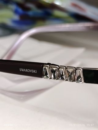 Gafas Swarovski Morado/Plata