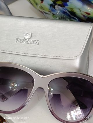 Gafas Swarovski Morado/Plata