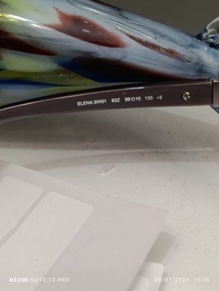 Gafas Swarovski Morado/Plata