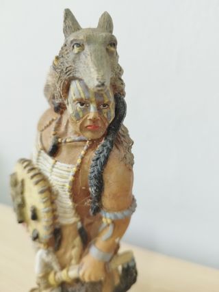 Lote 5 Figuras Nativos Americanos