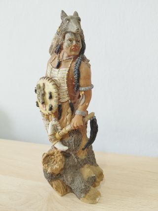 Lote 5 Figuras Nativos Americanos