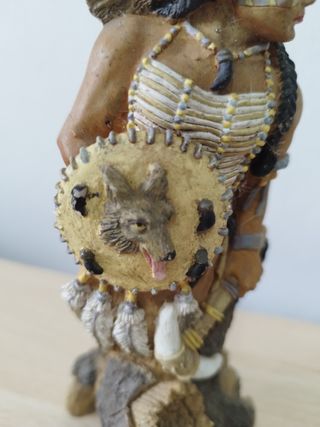 Lote 5 Figuras Nativos Americanos