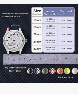 Cinturino Silicone Orologio 22mm Quick Release Ner