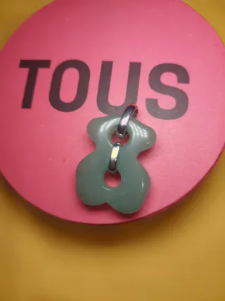 Colgante Tous Osito Verde Grande