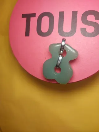 Colgante Tous Osito Verde Grande