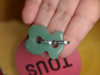 Colgante Tous Osito Verde Grande